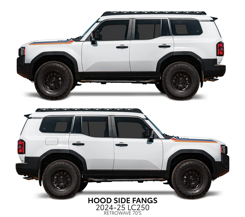 Hood Side Fangs - 2024+ Land Cruiser