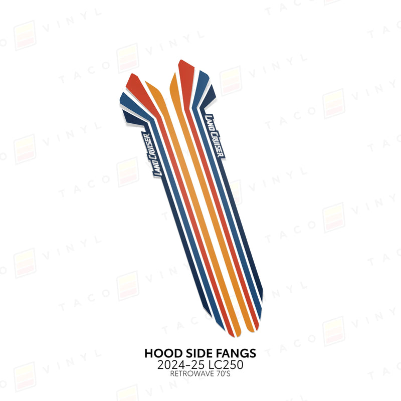 Hood Side Fangs - 2024+ Land Cruiser