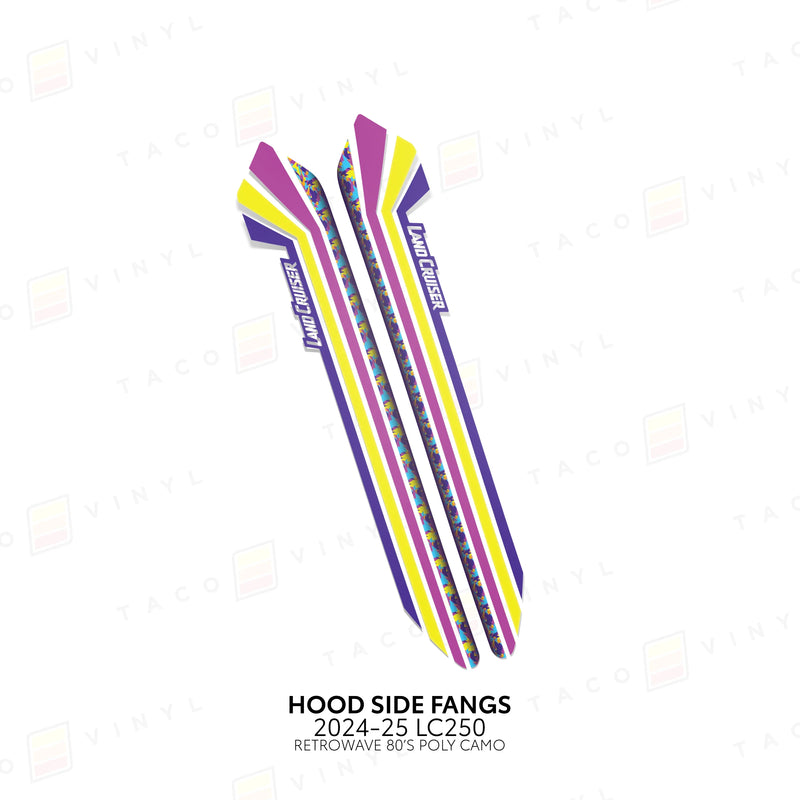 Hood Side Fangs - 2024+ Land Cruiser