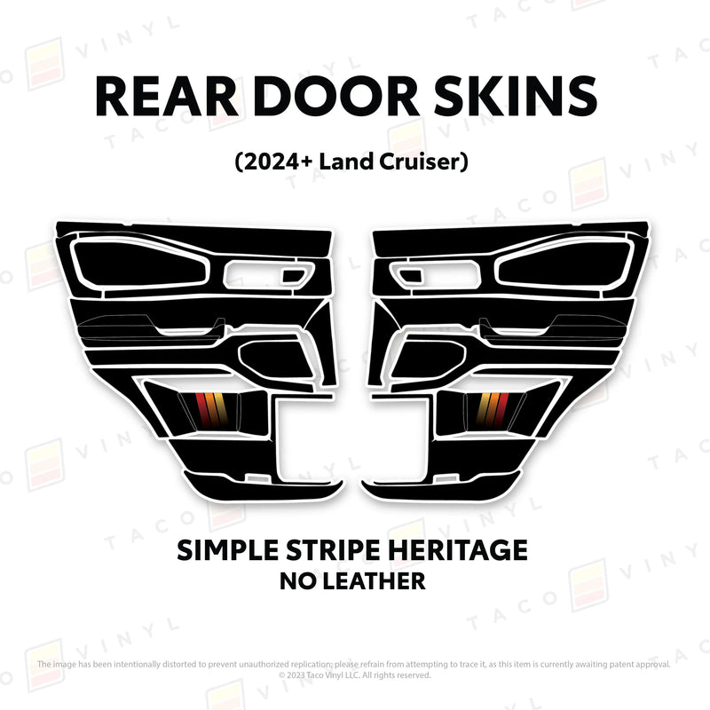 Full Door Skins - 2024+ Land Cruiser