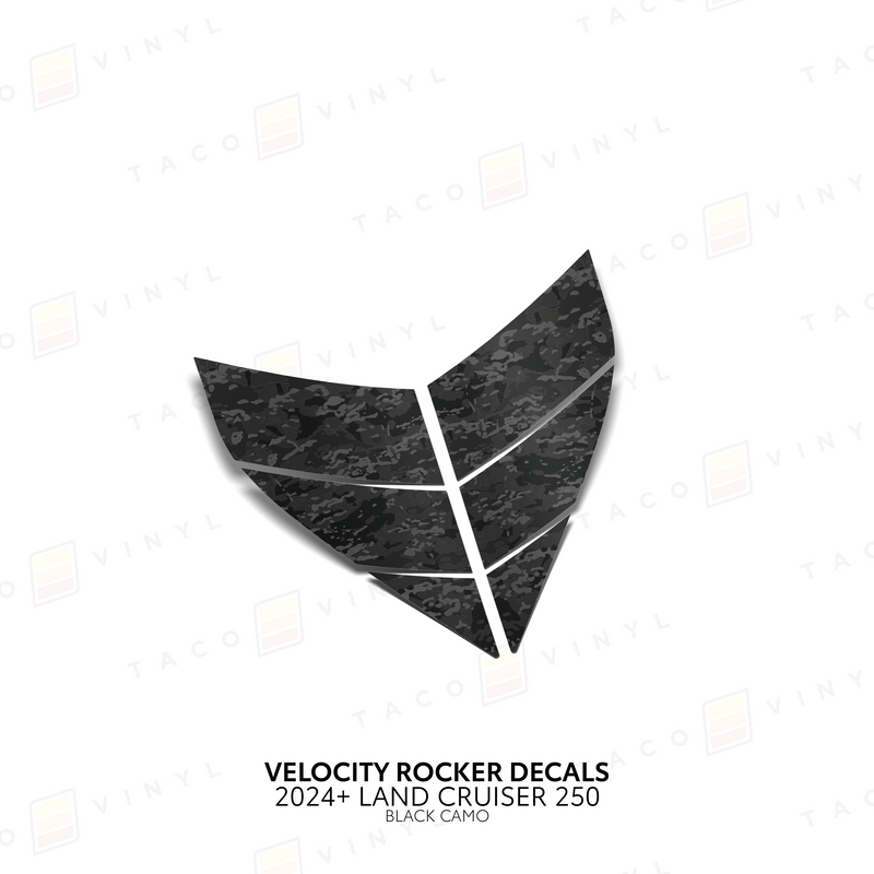 Velocity Lower Rocker Decals - 2024 + Land Cruiser