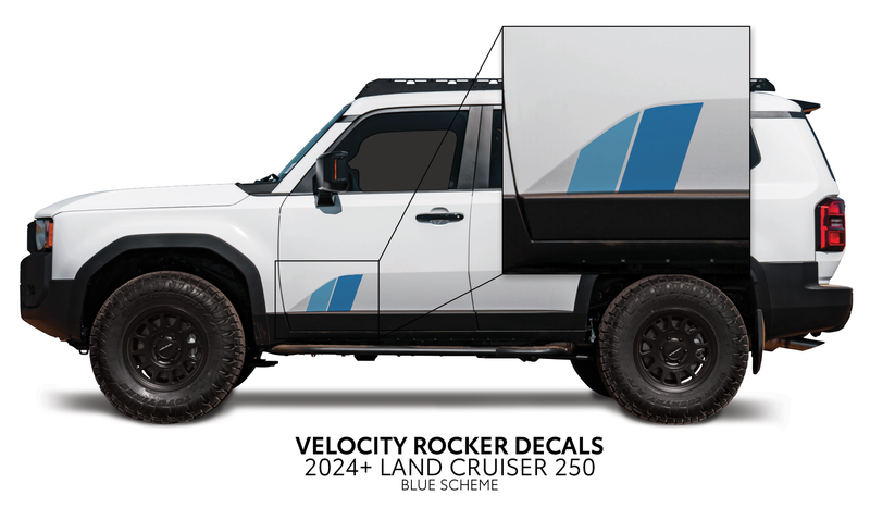 Velocity Lower Rocker Decals - 2024 + Land Cruiser
