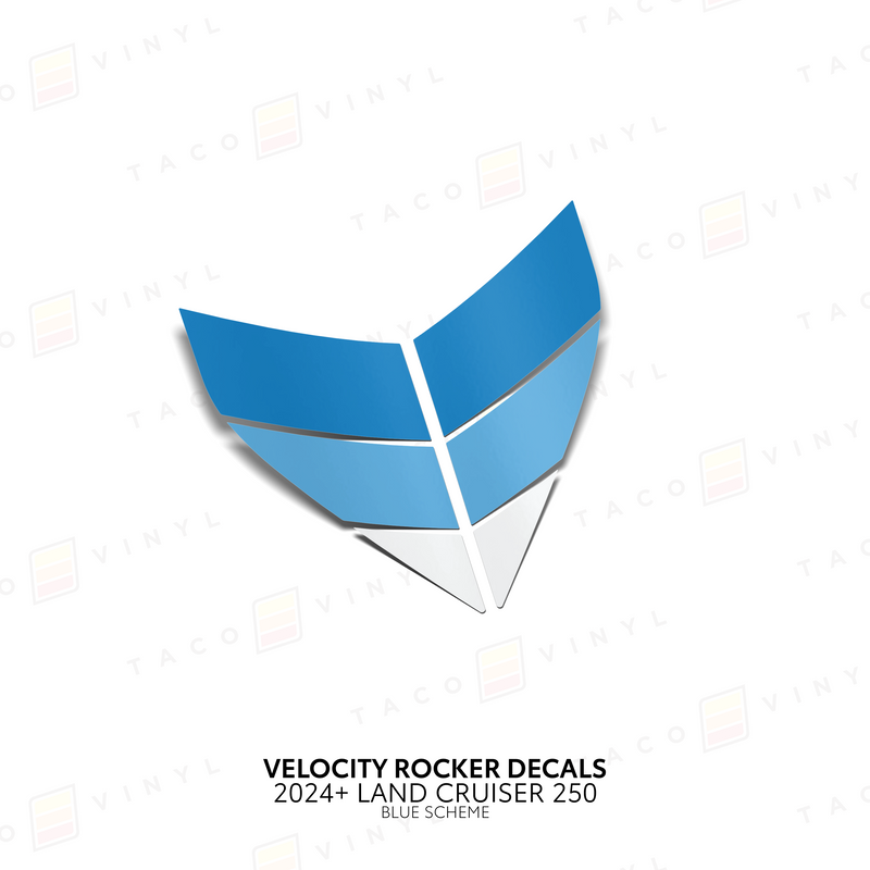 Velocity Lower Rocker Decals - 2024 + Land Cruiser