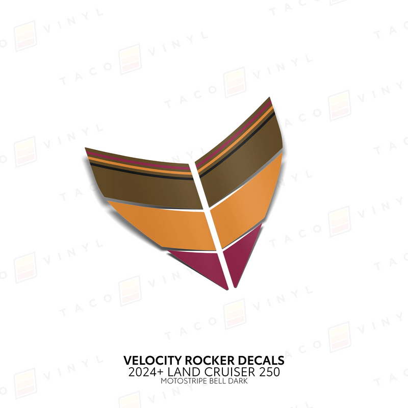 Velocity Lower Rocker Decals - 2024 + Land Cruiser