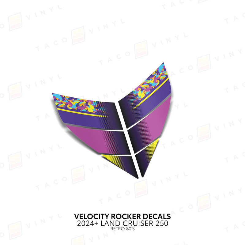 Velocity Lower Rocker Decals - 2024 + Land Cruiser