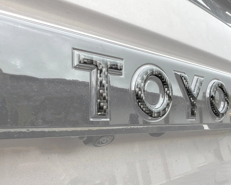 Domed Rear Lift Gate Letter Overlays - 2024+ Land Cruiser