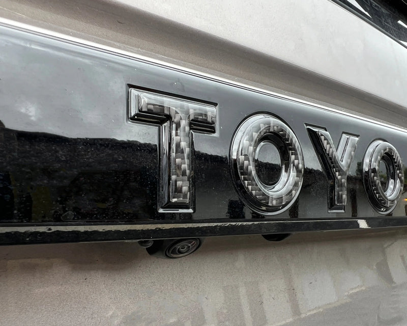Domed Rear Lift Gate Letter Overlays - 2024+ Land Cruiser