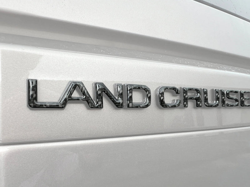 Domed Rear Liftgate Letter Overlays - 2024+ Land Cruiser