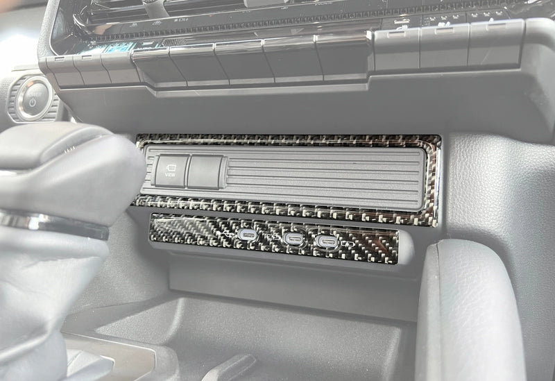 Domed Charge Port Accent Trim - 2024+ Land Cruiser