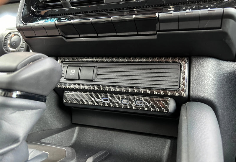 Domed Charge Port Accent Trim - 2024+ Land Cruiser