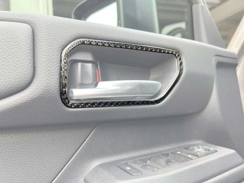 Domed Door Handle Surround Accent Trim - 2024+ Land Cruiser