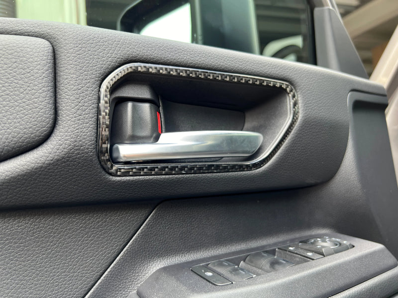 Domed Door Handle Surround Accent Trim - 2024+ Land Cruiser