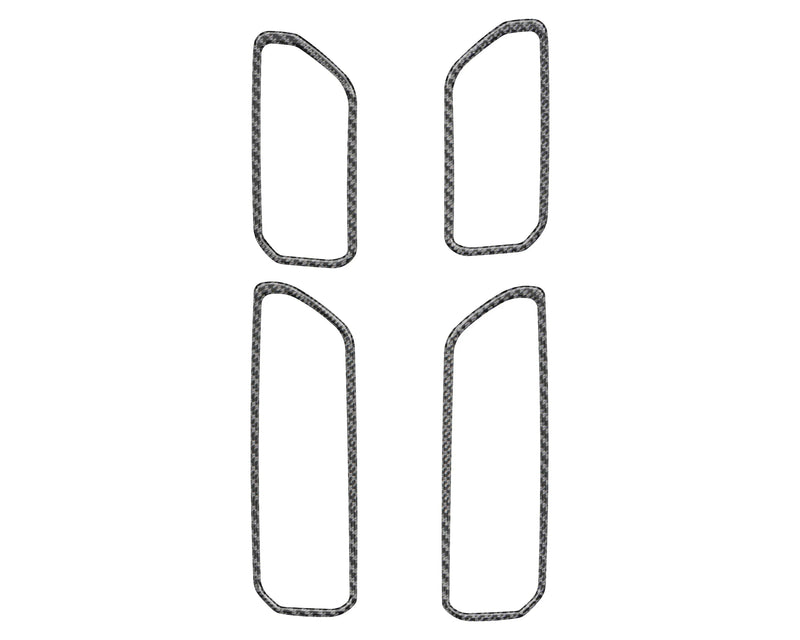 Domed Door Handle Surround Accent Trim - 2024+ Land Cruiser