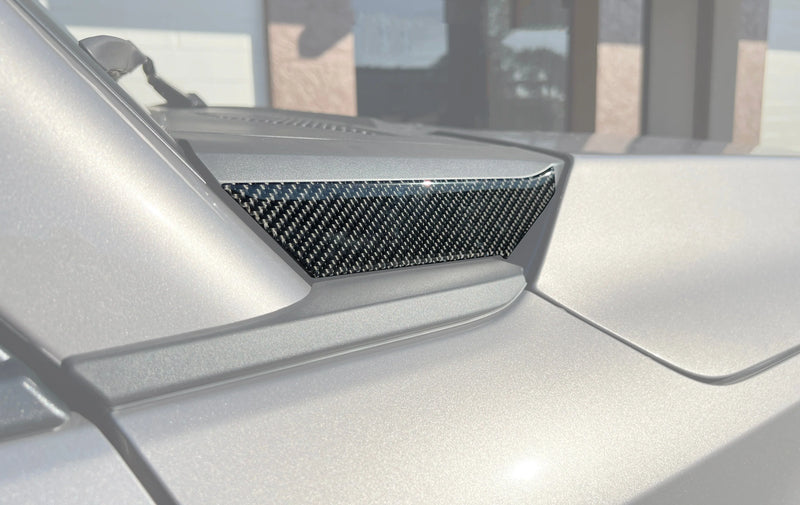 Domed Side Windshield Cowl Panel Accent Overlays - 2024+ Land Cruiser / GX550