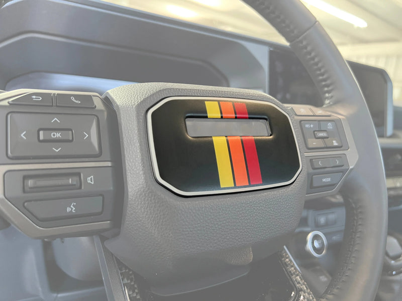 Domed Center Steering Wheel Accent Trim - 2024+ Land Cruiser