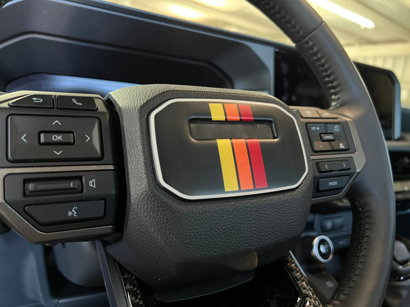 Domed Center Steering Wheel Accent Trim - 2024+ Land Cruiser