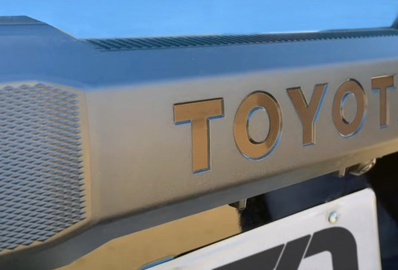 TVD "TOYOTA" Liftgate Letter Overlays (Cast Series)  - 2025+ 4Runner