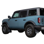 Putco Ford Licensed Mud Flaps - 2021+ Bronco (w/ Factory Crash Bars) - StickerFab