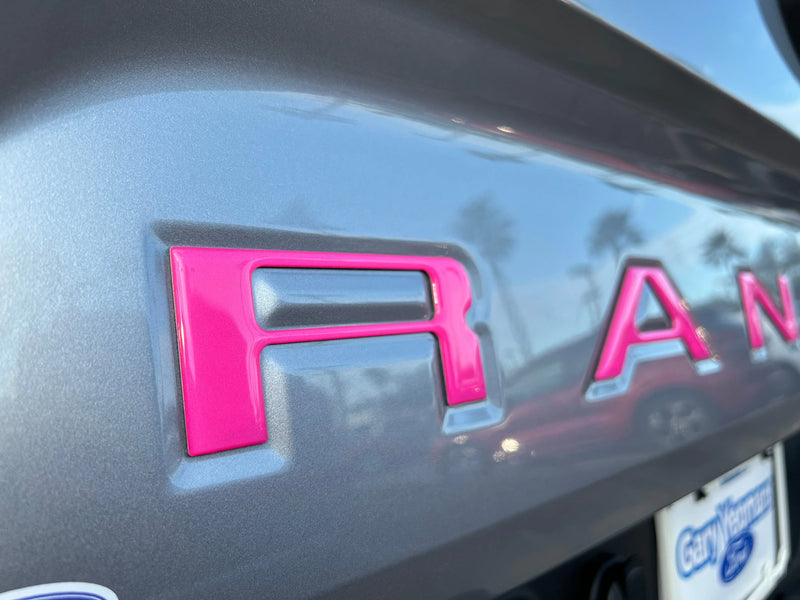 RANGER Tailgate Letter Inserts - 2024+ Ranger