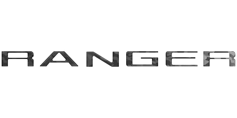 RANGER Tailgate Letter Inserts - 2024+ Ranger