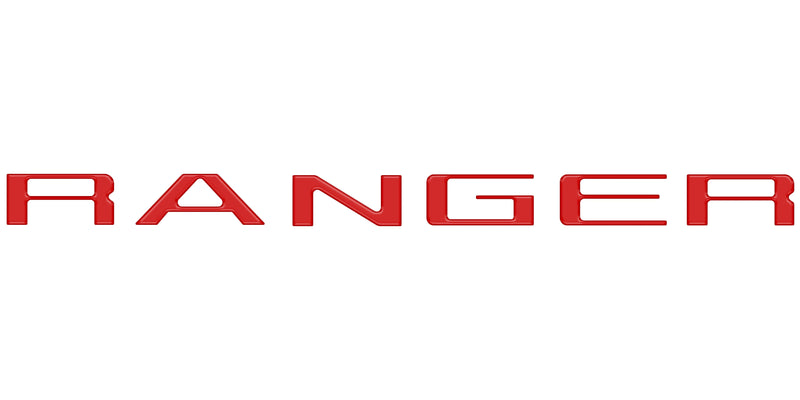 RANGER Tailgate Letter Inserts - 2024+ Ranger