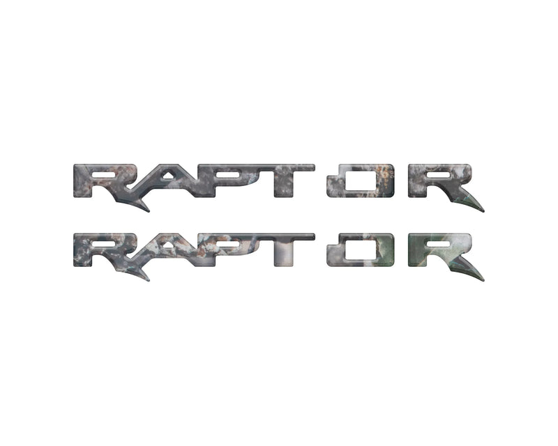 RAPTOR Running Board Emblem Overlays - 2024+ Ranger Raptor