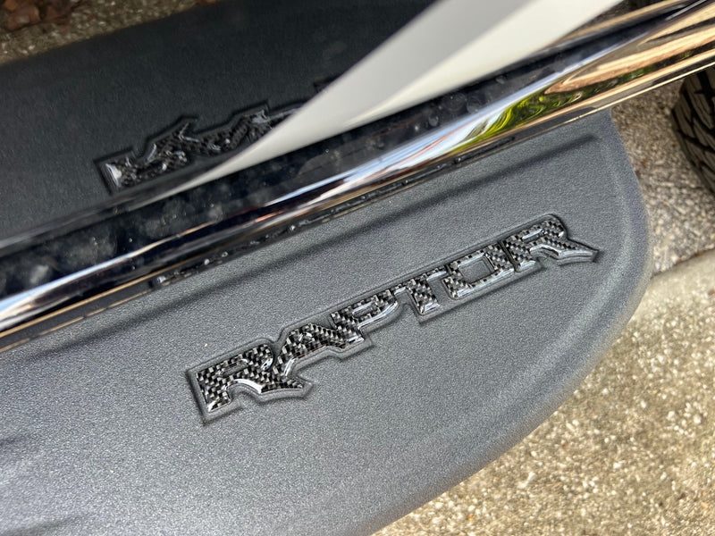RAPTOR Running Board Emblem Overlays - 2024+ Ranger Raptor