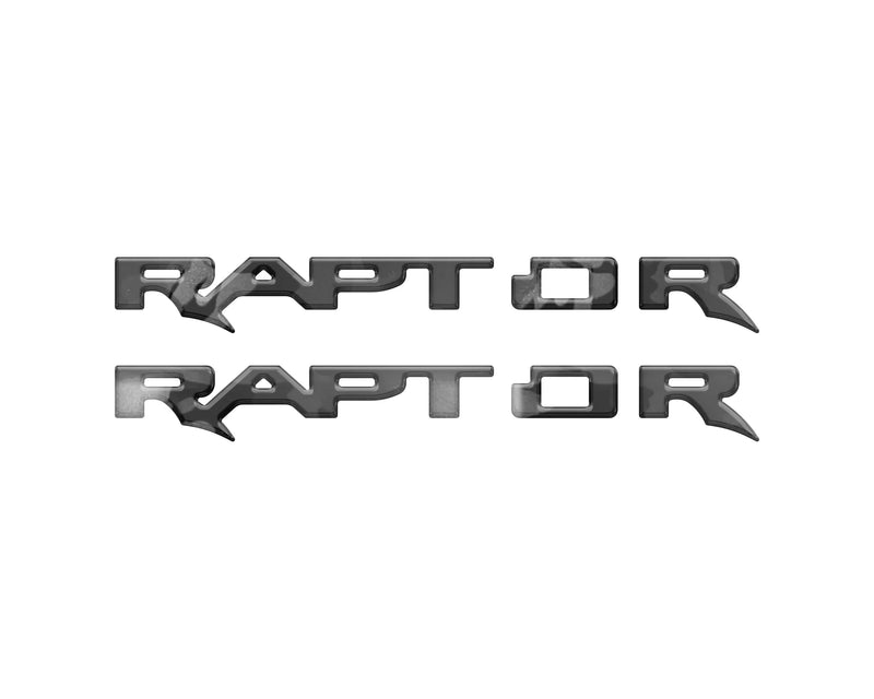 RAPTOR Running Board Emblem Overlays - 2024+ Ranger Raptor