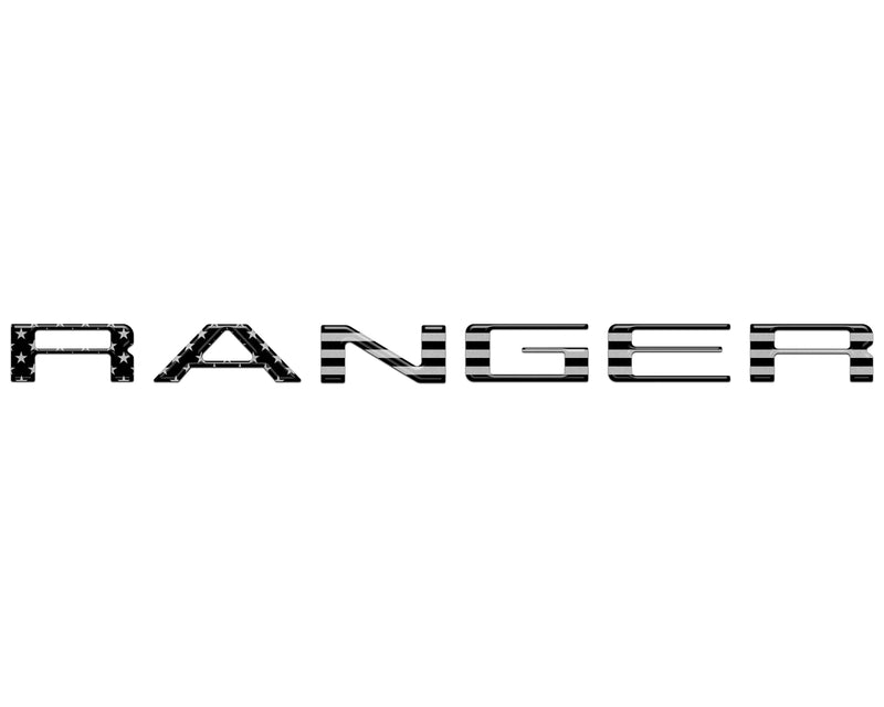 Domed Hood Lettering Kit - 2024 Ranger (Non-Raptor)