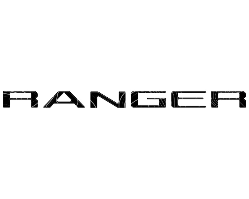 Domed Hood Lettering Kit - 2024 Ranger (Non-Raptor)
