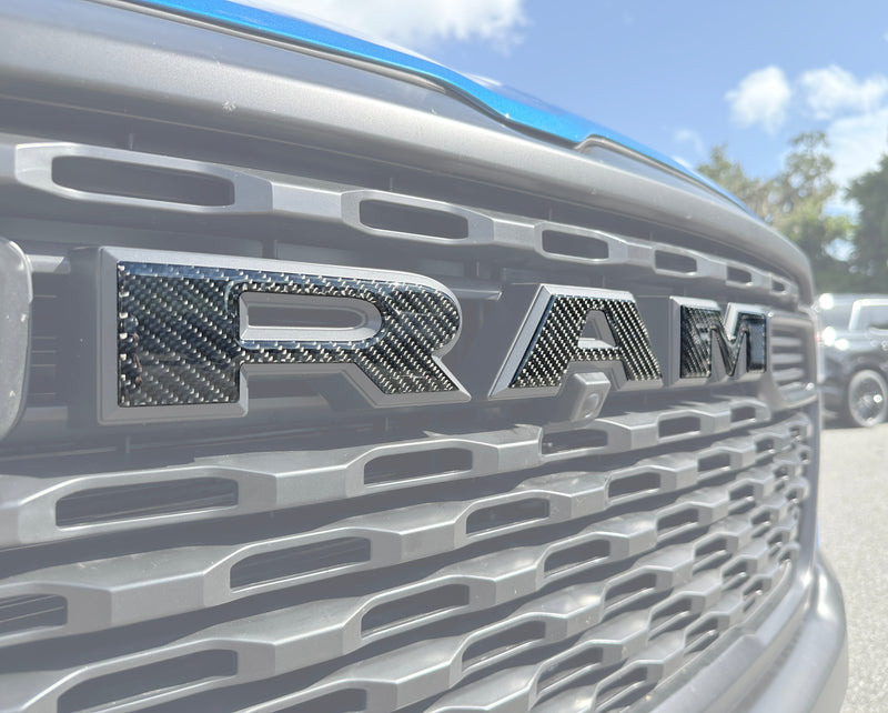 Domed Grille Letter Overlays - 2025+ Ram 1500/2500/3500 (non RHO)