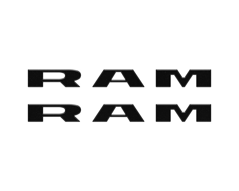 Domed Front Door Emblem Overlays - 2025+ Ram 1500/2500/3500