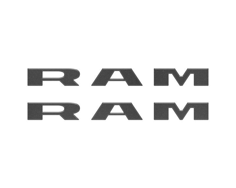 Domed Front Door Emblem Overlays - 2025+ Ram 1500/2500/3500