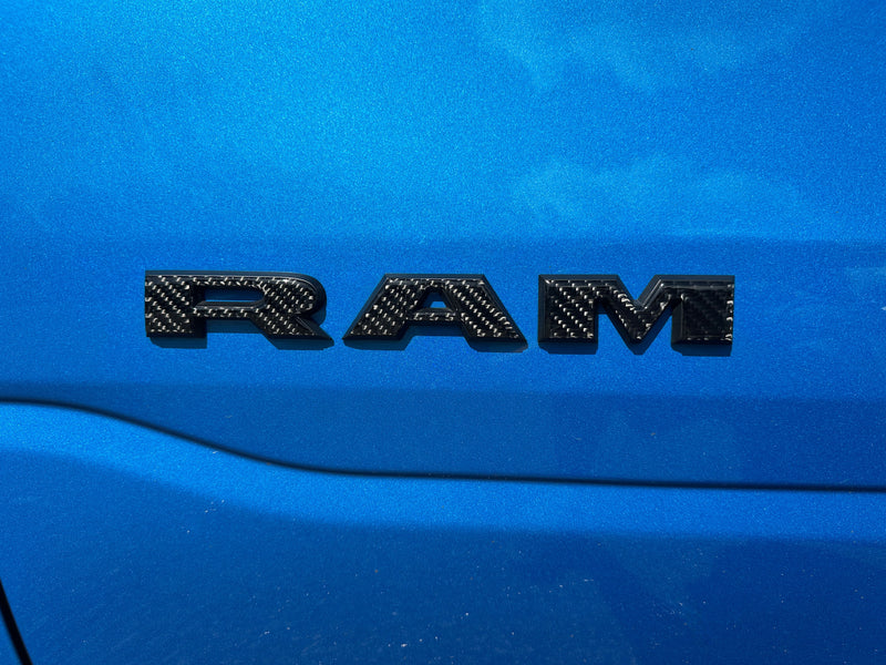 Domed Front Door Emblem Overlays - 2025+ Ram 1500/2500/3500