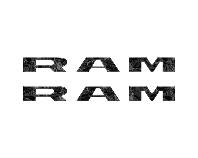 Domed Front Door Emblem Overlays - 2025+ Ram 1500/2500/3500