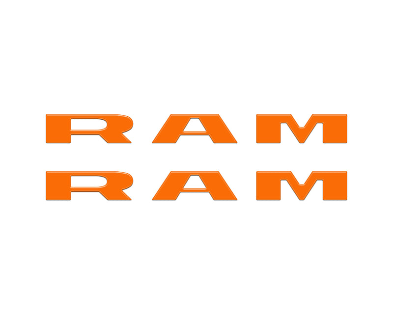 Domed Front Door Emblem Overlays - 2025+ Ram 1500/2500/3500