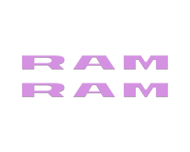 Domed Front Door Emblem Overlays - 2025+ Ram 1500/2500/3500