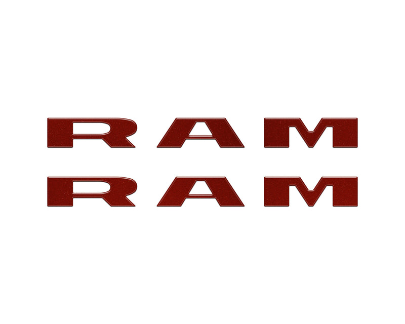 Domed Front Door Emblem Overlays - 2025+ Ram 1500/2500/3500