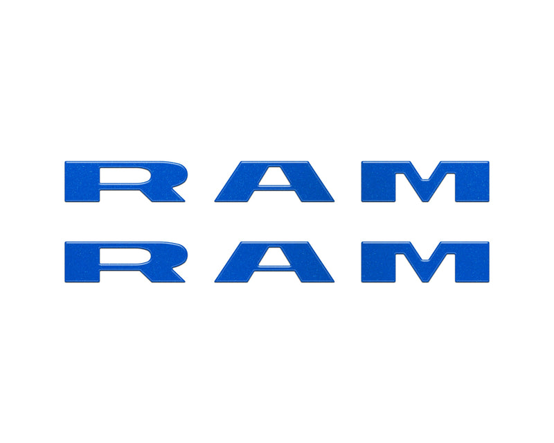 Domed Front Door Emblem Overlays - 2025+ Ram 1500/2500/3500