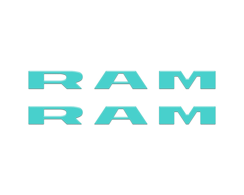 Domed Front Door Emblem Overlays - 2025+ Ram 1500/2500/3500