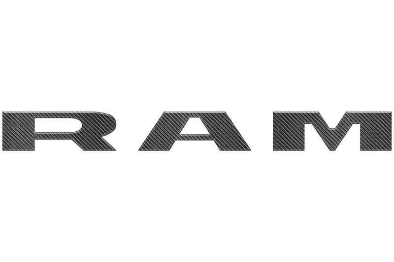 Domed Tailgate Letter Overlays - 2025+ Ram 1500