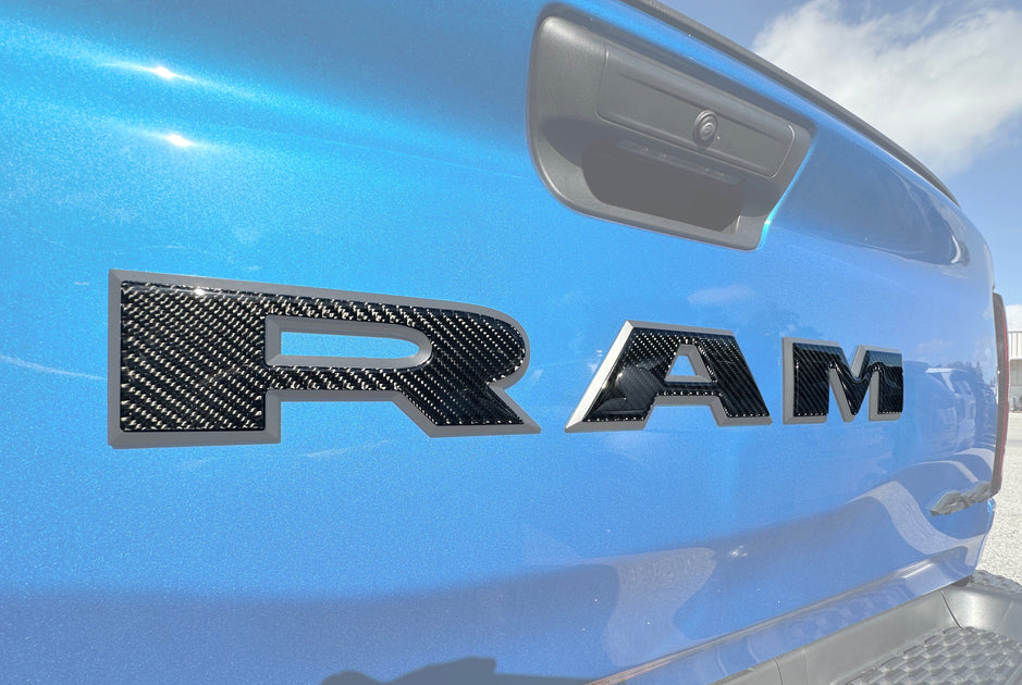 Domed Tailgate Letter Overlays - 2025+ Ram 2500/3500 | StickerFab ...