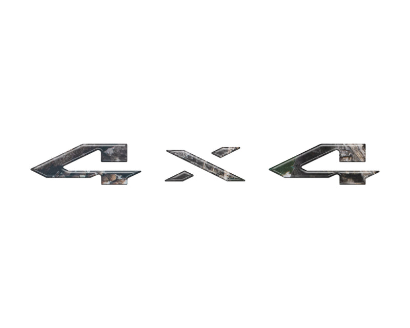 Domed 4x4 Tailgate Emblem Letter Overlays - 2025+ Ram 1500/2500/3500