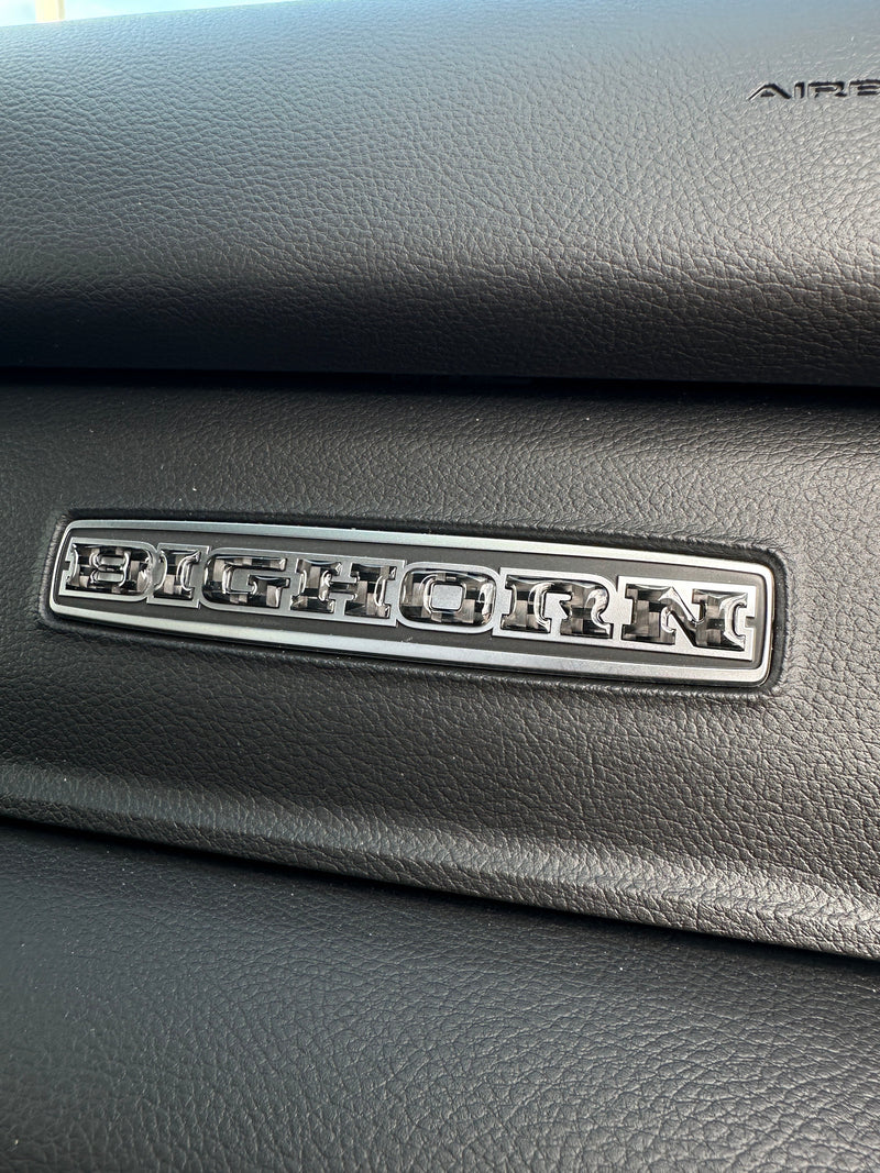 Domed Glovebox Emblem Inserts - 2025+ Ram 1500/2500/3500