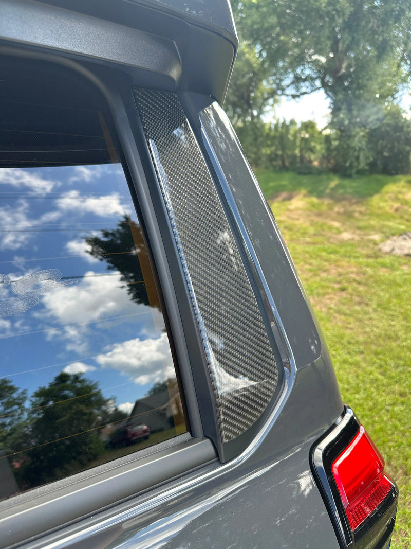 Domed Rear Window Side Pillar Overlays - 2025+ 4Runner