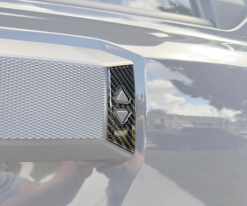 Domed Liftgate Window Button Accent Trim - 2025+ 4Runner