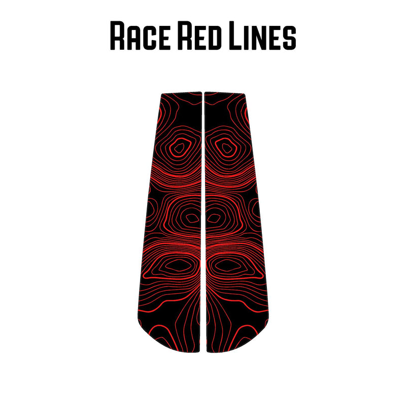 Topographic Sliding Rear Window Trim Overlays - 2025+ 4Runner