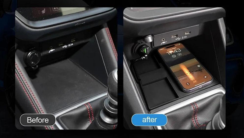 OSD 15W Center Console Wireless Phone Charger fits 2022+ WRX Manual - StickerFab
