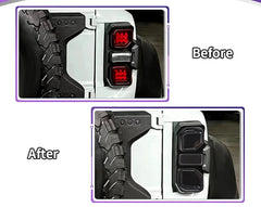 OSD Smoked Acrylc Tail Light Overlays - 2022+ Bronco Raptor