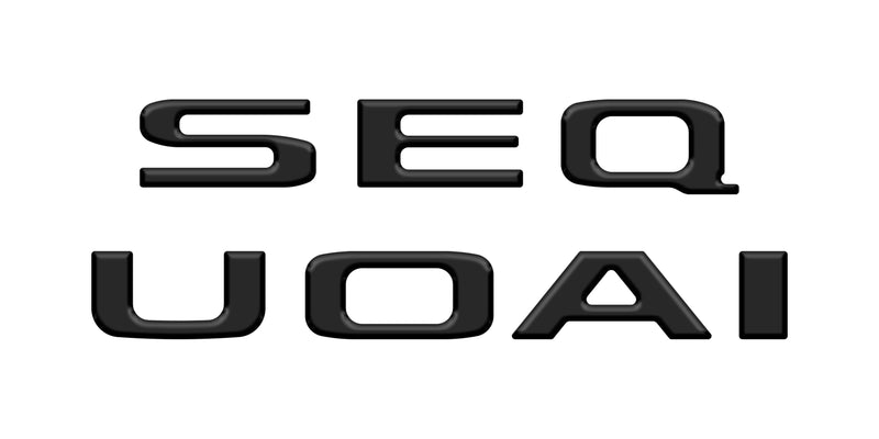 Domed Rear Hatch Letter Overlays - 2023+ Sequoia